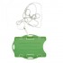 Porte-carte détectable - double face - chaînette de sécurité - 10 pièces - 9 couleurs : Couleur:Vert