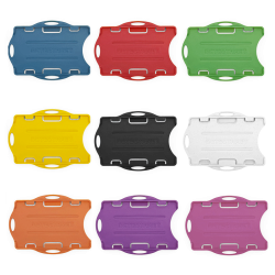 Porte-carte détectable - double face - 10 pièces - 9 couleurs