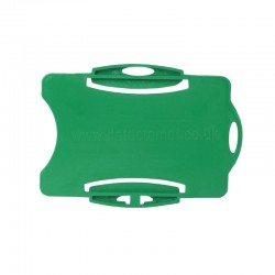 Porte-carte détectable simple face - vert - 25 pièces