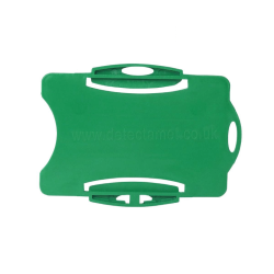 Porte-carte détectable simple face - vert - 25 pièces