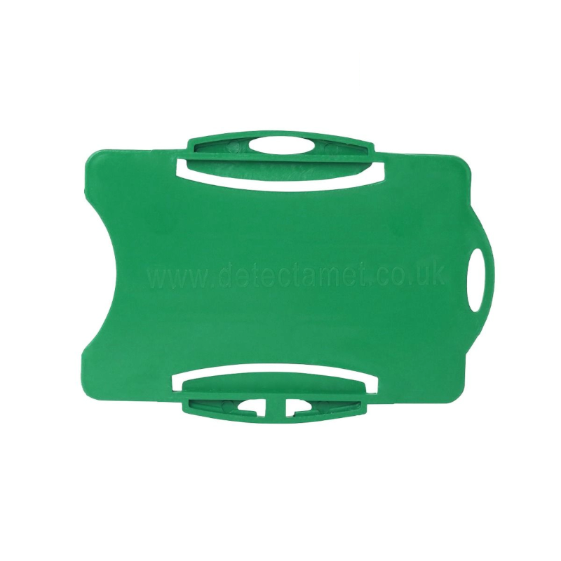 Porte-carte détectable simple face - vert - 25 pièces