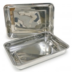 Plateau de laboratoire | Plateau à instruments - Plateau médical - inox 316L - 7 modèles