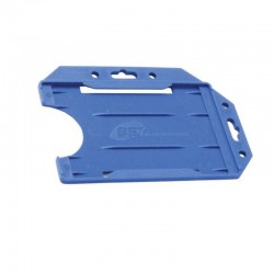 Porte-badge rigide détectable bleu - 10 pièces BST Detectable