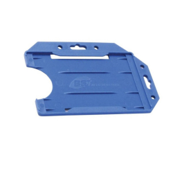 Porte-badge rigide détectable bleu - 10 pièces BST Detectable