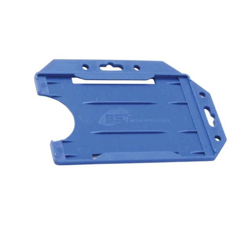 Porte-badge rigide détectable bleu - 10 pièces BST Detectable