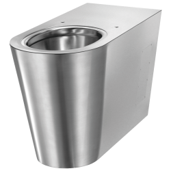 WC PMR à poser - inox 304 - 700 P - DELABIE - 110700