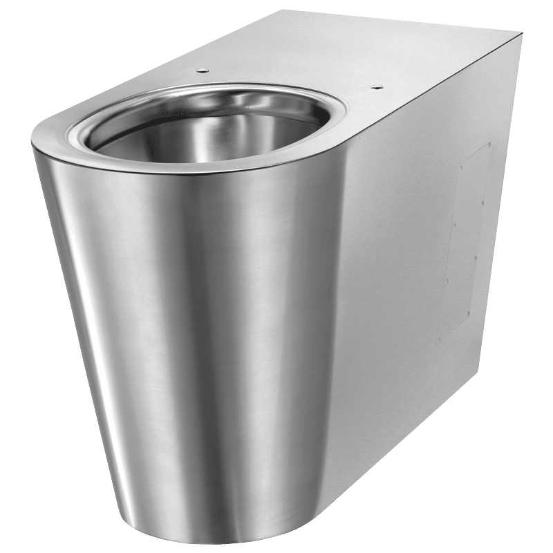 WC PMR à poser - inox 304 - 700 P - DELABIE - 110700