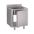 Meuble plonge inox 1 bac Prof. 600 ou 700 - Larg. 800 Haut. 850 mm : Dimensions bacs (LxPxH):500x400x250 mm, Dimensions plonges (LxPxH):800x600x850 mm