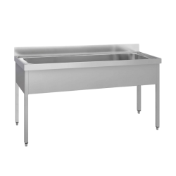 Plonge inox | Plonge inox 1 bac profondeur 600 ou 700 largeur de 1000 à 1900 mm