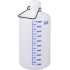 Bouteille Bonbonne de stockage PEHD Burkle de 5 à 60 litres : Contenance:10 L, Diamètre récipient:206 mm, Hauteur sans bouchon:427 mm, Modèle:Sans filletage robinet, Poignées de transport:1