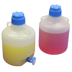 Bidon plastique Carboys - Polypropylène - avec et sans robinet - 10 et 20 litres