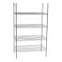 Rayonnage en inox pour salle blanche - étagères en fil : Caractéristiques:4 Étagères 530X1070 mm