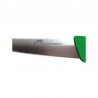 Couteau pointu détectable 2 dimensions | 5 couleurs : Couleurs manches:Vert, Dimensions lames:7,5 cm, Lames :Lame dentelées