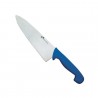 Couteau détectable de cuisine 5 dimensions | 5 couleurs : Couleurs manches:Bleu, Dimensions lames:20 cm, Lames :Lame large