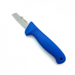 Couteau d'office détectable manche bleu