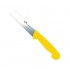 Couteau à légumes détectable  lame inox standard ou festonnée 5 couleurs BST Detectable : Couleurs manches:Jaune, Dimensions lames:15 cm, Lames :Lame standard