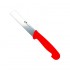 Couteau à légumes détectable  lame inox standard ou festonnée 5 couleurs BST Detectable : Couleurs manches:Rouge, Dimensions lames:15 cm, Lames :Lame standard