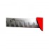 Couteau à légumes détectable  lame inox standard ou festonnée 5 couleurs BST Detectable : Couleurs manches:Rouge, Dimensions lames:15 cm, Lames :Lame festonnée