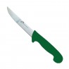 Couteau à désosser détectable 3 dimensions | 5 couleurs : Couleurs manches:Vert, Dimensions lames:13 cm, Lames :Lame standard