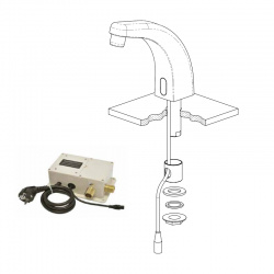Robinetterie laverie  | Robinet électronique avec cellule de détection piles ou secteur | MAD-5548E