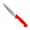 Couteau de cuisine détectable 5 dimensions | 5 couleurs : Couleurs manches:Rouge, Dimensions lames:18 cm, Lames :Lame fine