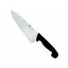 Couteau détectable de cuisine 5 dimensions | 5 couleurs : Couleurs manches:Noir, Dimensions lames:20 cm, Lames :Lame large