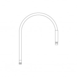 Accessoires robinetterie  | Flexible alimentaire pour combiné douchette de prélavage DELABIE | DEL-433095
