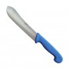Couteau détectable Cimeterre 2 dimensions | 5 couleurs : Couleurs manches:Bleu, Dimensions lames:25 cm, Lames :Lame standard