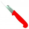 Couteau à émincer détectable 5 couleurs : Couleurs manches:Rouge, Dimensions lames:9 cm, Lames :Lame droite
