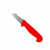 Couteau à émincer détectable 2 dimensions | 5 couleurs : Couleurs manches:Rouge, Dimensions lames:9 cm, Lames :Lame pointue