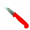 Couteau à émincer détectable 2 dimensions | 5 couleurs : Couleurs manches:Rouge, Dimensions lames:10 cm, Lames :Lame standard