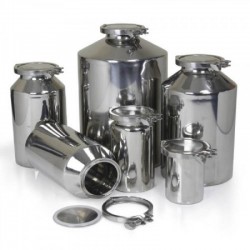 Fût conge Inox 316L de 1 à 30 Litres fermeture clamp