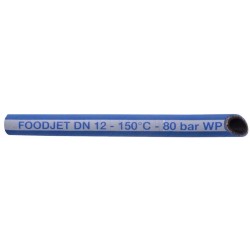 Tuyau flexible alimentaire et industriel | Tuyau alimentaire FOODJET DN12 - 120°C - 80 bar WP - 240 bar BP | FJ13-00-00