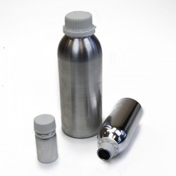 Bouteille en aluminium avec bouchon inviolable et joint d'étanchéité de 50 ml à 1 litre