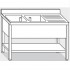 Plonge inox 2 bacs étagère Profondeur 600 ou 700 largeur 1400 à 2000 mm : Dimensions bacs (L x P x H):400 x 400 x 250, Dimensions plonges (LxPxH):1400 x 600 x 850