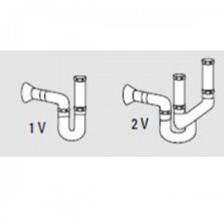 Siphon PVC pour plonge