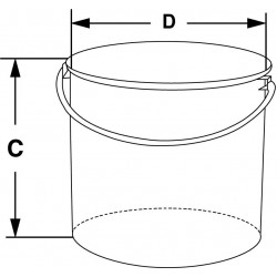 Conteneurs de sécurité inox 304L 1 et 2 litres