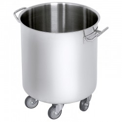 Bac inox 304L sur roulettes 50 litres COT-627050