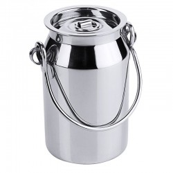 VEVOR Bidon à Lait Inox 20L Seau à Lait en Acier Inoxydable épaisseur 1 mm  Bidon