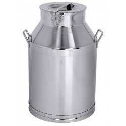 Fût inox et conteneur inox | Bidon de lait pour transport en acier inox de 25 à 50 litres | COT-3010025_1