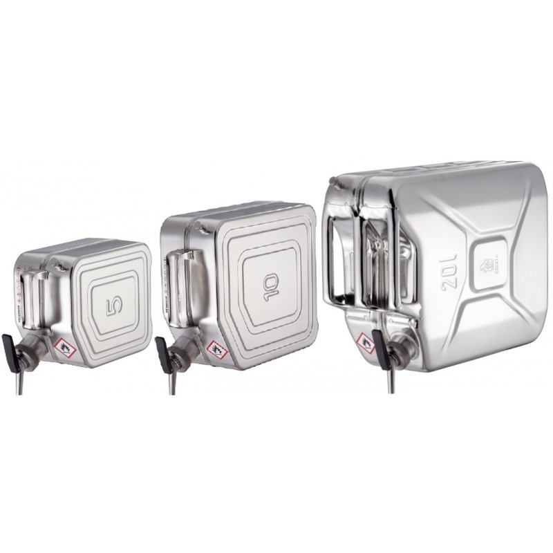 Bidon de sécurité et fût de sécutité | Jerrican de sécurité avec bec doseur à fermeture automatique et aération séparée Rötzm...