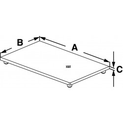 Socle statif et Tige | Socle statif acier peint 9 modèles Bochem™ | BOC-5030_1