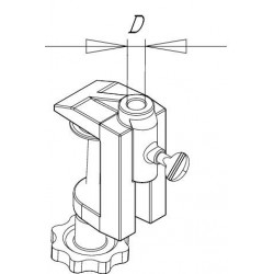 Socle statif et Tige | Fixation sur table en fonte pour tige Bochem™ 5260 | BOC-5260