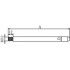 Tige acier zingué filetage M10 pour socle statif de 500 à 1500 mm - Bochem : Diamètre:12 mm, Longueur:500 mm