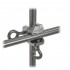 Noix de serrage inox double angle 90° pour cadre Bochem : Type:T 2