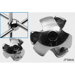 Noix de serrage | Noix de serrage triple Duraluminium angle 90° 180° 270° Selecta | 7008133