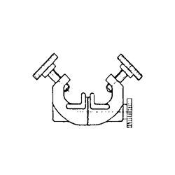 Noix de serrage | Noix de serrage double tournante GIROFIX en aluminium angle 0° à 360° Bochem | BOC-5651