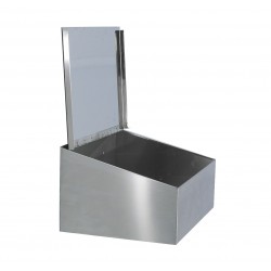 Pupitre inox | Pupitre inox mural largeur 500 mm | X-4101 441