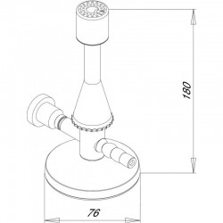 Bec TECLU gaz naturel ou propane 1300°C