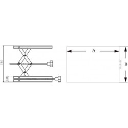 Elévateur de laboratoire aluminium